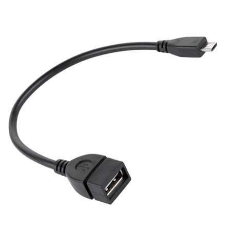 CABLU OTG USB A MAMA – MICRO USB TATA 20CM | wauu.ro