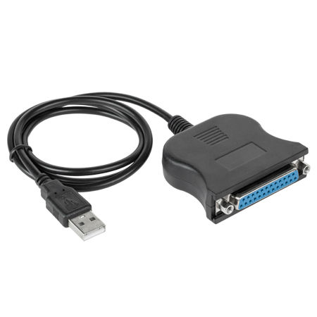 CABLU ADAPTOR USB TATA – PARALEL LPT MAMA 0.8M | wauu.ro