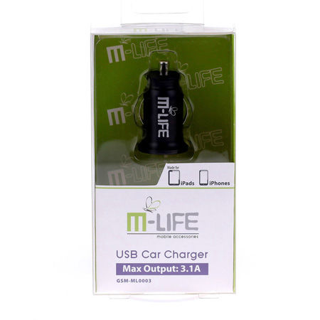 INCARCATOR AUTO USB 3.1A M-LIFE | wauu.ro