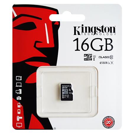 MICRO SD CARD 16GB CLASS 10 KINGSTON | wauu.ro