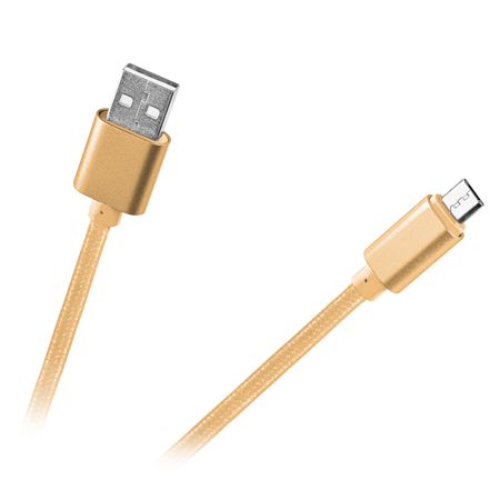 CABLU USB – MICRO USB NYLON AURIU | wauu.ro