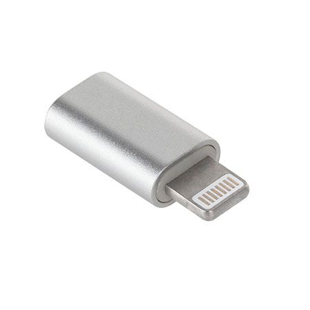 ADAPTOR MICRO USB – LIGHTNING ALB | wauu.ro