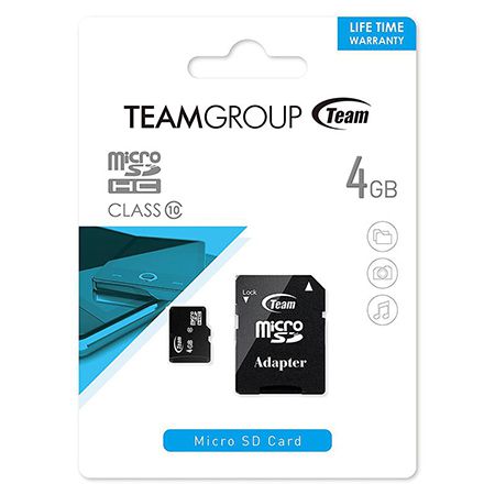 MICRO SD CARD 4GB CU ADAPTOR TEAMGROUP | wauu.ro