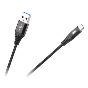 CABLU USB-MICRO USB 0.5 REBEL NEGRU | wauu.ro