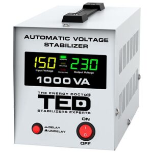 STABILIZATOR TENSIUNE AUTOMAT AVR 1000VA LCD TED | wauu.ro