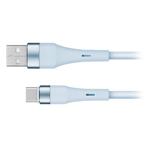 CABLU SILICON USB-USB TYPE C 1M BASIC KRUGER&MATZ | wauu.ro