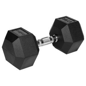 GANTERE DUMBBELL HEX FONTA CAUCIUCATA 17.5KG REBEL ACTI | wauu.ro