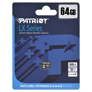 MICRO SDXC CLASA 10 UHS-I 64GB PATRIOT | wauu.ro