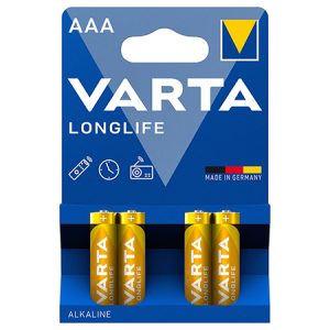 BATERIE ALCALINA LONGLIFE LR03 BL 4BUC VARTA | wauu.ro