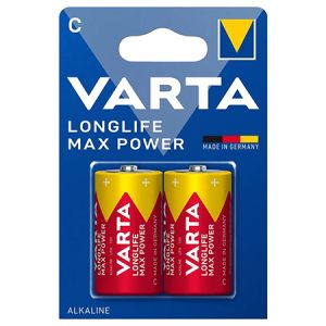 BATERIE ALCALINA LR14 MAX POWER VARTA BLISTER 2 BUC | wauu.ro