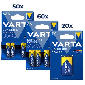 PACHET PROMO 50 4903 + 60 4906 + 20 4922 VARTA | wauu.ro