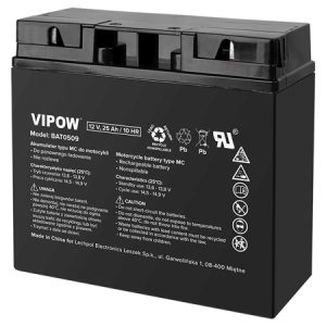 ACUMULATOR 12V 25AH / 10HR VIPOW | wauu.ro