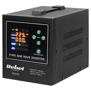 UPS CENTRALE TERMICE SINUS PUR 500VA 300W 12V REBEL | wauu.ro