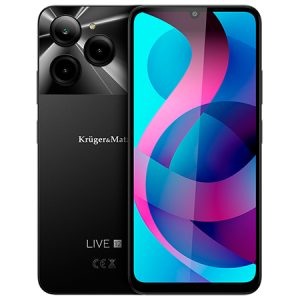 SMARTPHONE LIVE 12 NEGRU KRUGER&MATZ | wauu.ro