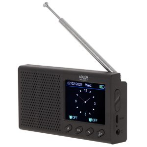 RADIO PORTABIL CU CEAS AD 1198 ADLER | wauu.ro