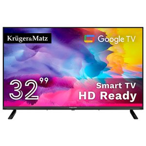 GOOGLE SMART TV 32 INCH 81CM H265 HEVC KRUGER&MATZ | wauu.ro