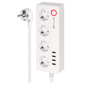 PRELUNGITOR SMART 4 PRIZE SCHUKO 4 USB CONNECT P6 TUYA | wauu.ro