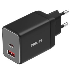 ALIMENTATOR RETEA USB-A + USB C PD 45W PHILIPS | wauu.ro