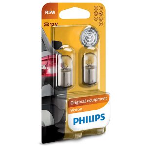 SET 2X BEC AUTO 12V 5W BA15S VISION PHILIPS | wauu.ro
