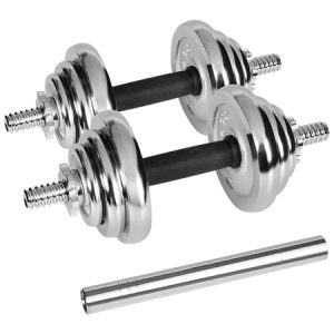 GANTERE REGLABILE CU VALIZA TOTAL 20KG REBEL ACTIVE | wauu.ro