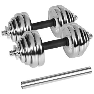 GANTERE REGLABILE CU VALIZA TOTAL 30KG REBEL ACTIVE | wauu.ro