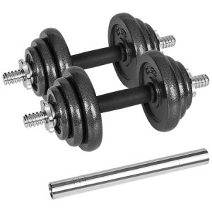 GANTERE REGLABILE CU VALIZA TOTAL 20KG REBEL ACTIVE | wauu.ro
