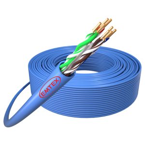 CABLU UTP CAT6 CURPU 24AWG 305M EMTEX | wauu.ro