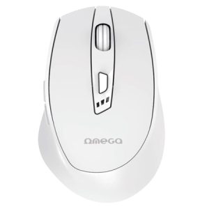 MOUSE WIRELESS REINCARCABIL USB-C ALB OMEGA | wauu.ro