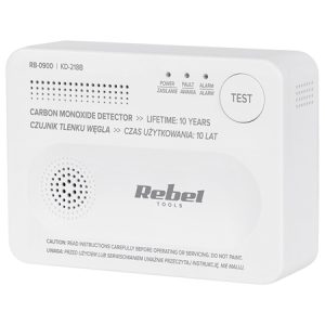 DETECTOR SENZOR MONOXID DE CARBON REBEL | wauu.ro