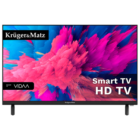 KM0224-V3 TV LED HD SMART VIDAA 24INCH 61CM 220V KRUGER&MATZ | wauu.ro