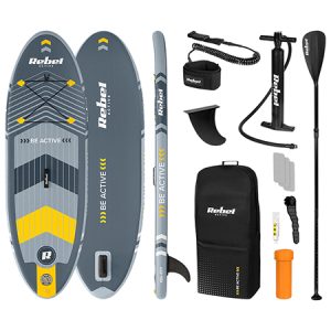 SET PLACA GONFLABILA STAND UP PADDLE SUP 244X76X10 CM | wauu.ro