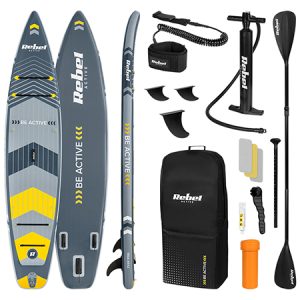 SET PLACA GONFLABILA STAND UP PADDLE SUP 244X76X10 CM | wauu.ro