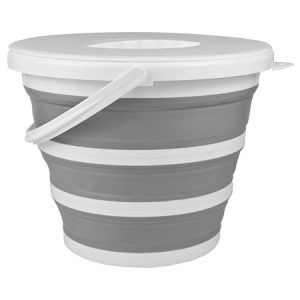 GALEATA CAMPING PLIABILA 10L CU CAPAC | wauu.ro