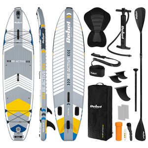 SET PLACA GONFLABILA STAND UP PADDLE SUP PRO REBEL ACTI | wauu.ro