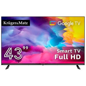 GOOGLE SMART TV 5.0 43 INCH 108CM H265 KRUGER | wauu.ro