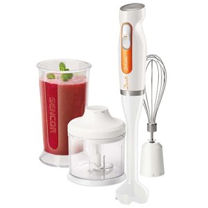 SET BLENDER DE MANA 2 VITEZE 600W ALB SENCOR | wauu.ro