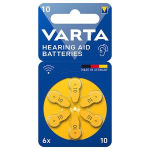 BATERII AUDITIVE 10 BLISTER 6 VARTA | wauu.ro