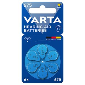 BATERII AUDITIVE 675 BLISTER 6 VARTA | wauu.ro