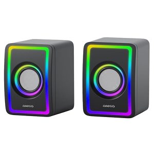 DIFUZOARE STEREO 2.0 6W RMS RGB USB 3.5MM | wauu.ro