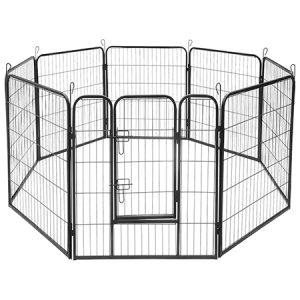 TARC MODULAR PENTRU CAINI 8 PANOURI 80X100 CM REBEL ANI | wauu.ro