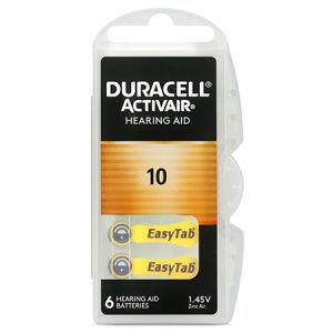 BATERIE AUDITIVA DURACELL 10 BLISTER 6 BUC | wauu.ro