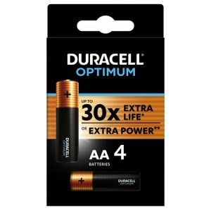 BATERIE ALCALINA DURACELL OPTIMUM LR06 BLISTER 4 BUC | wauu.ro
