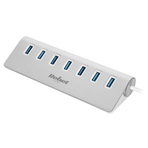 HUB USB 3.0 7 PORTURI REBEL | wauu.ro