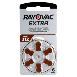 BATERIE AUDITIVA RAYOVAC 312 BLISTER 6 BUC | wauu.ro