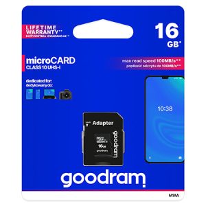 CARD MICROSD 16GB UHS-I CU ADAPTOR GOODRAM | wauu.ro