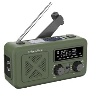 RADIO MULTIFUNCTIONAL SOLAR 2000MAH KRUGER&MA | wauu.ro