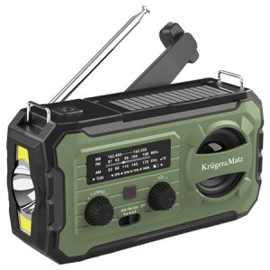RADIO MULTIFUNCTIONAL SOLAR 10000MAH KRUGER&MA | wauu.ro