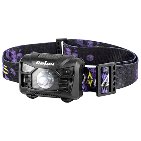 URZ0938.1 LANTERNA FRONTALA LED 3W ACCU 120LM REBEL | wauu.ro