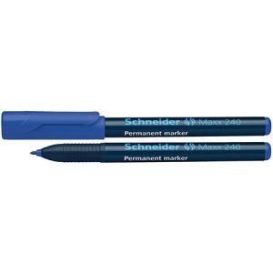 MARKER PERMANENT 240 VARF ROTUND 2MM ALBASTRU SCHNEIDE | wauu.ro