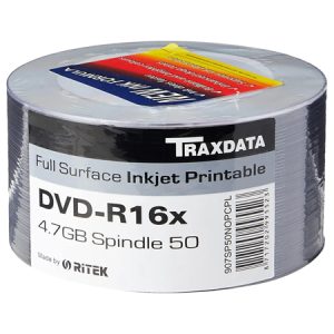 DVD-R 4.7GB 16X PRINTABIL SET 50 BUC TRAXDATA | wauu.ro
